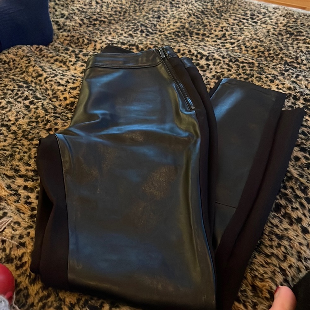 Leather leggings